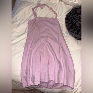 A&f halter purple dress. Size medium. Zipper back